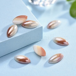 Opaque Glass Cabochons&nbsp;GGLA-S038-03C-5x10