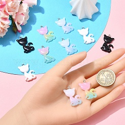 4 Colors Resin Pendants&nbsp;RESI-YW0003-37