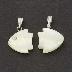 Natural Trochid Shell/Trochus Shell Pendants&nbsp;SSHEL-K027-07