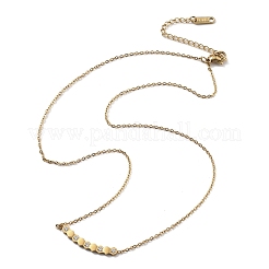 304 Stainless Steel Hexagon Pendant Necklaces&nbsp;NJEW-V001-14G