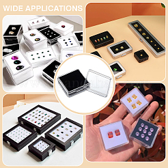 Square PS Plastic Loose Diamond Gemstone Storage Boxes&nbsp;CON-WH0095-140A-02