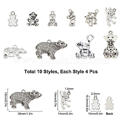 Tibetan Style Alloy Pendants&nbsp;TIBEP-SC0001-71AS