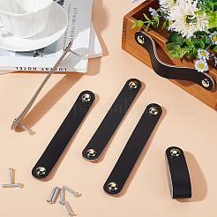 Cattlehide Cabinet Door Drawer Handle Strap&nbsp;DIY-WH0430-196C-01