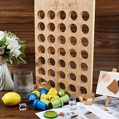 Wooden Cup Coffee Pod Holders&nbsp;ODIS-WH0030-152