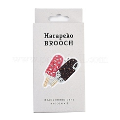 MIYUKI Seed Beads Ice Pop Brooch Making Kits&nbsp;DIY-H165-04C