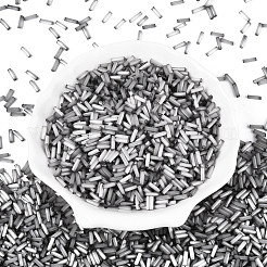 Glass Bugle Beads&nbsp;X-SEED-N007-28A