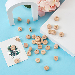Beechwood Beads&nbsp;WOOD-TA0001-43