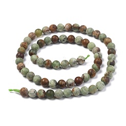 Natural Green Opal Beads Strands&nbsp;G-K209-04B-8mm-A