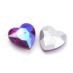 Pointed Back Glass Rhinestone Cabochons&nbsp;RGLA-T015-12mm-03