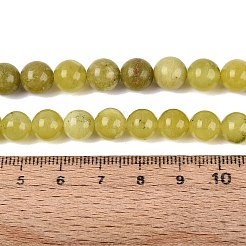 Heated Natural Lemon Jade Beads Strands&nbsp;G-Q601-13A-06