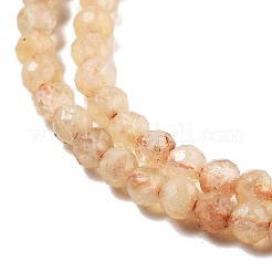 Natural Citrine(Heated) Beads Strands&nbsp;G-RM250104-A8