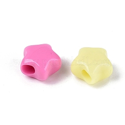 Opaque Plastic European Beads&nbsp;KY-N025-18