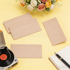 Rectangle Beech Wood Craft Board&nbsp;WOOD-WH0139-002