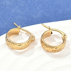 Golden Plated 304 Stainless Steel Hoop Earrings&nbsp;X-EJEW-E158-21G