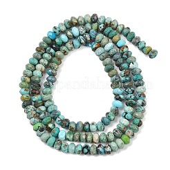 Natural HuBei Turquoise Beads Strands&nbsp;G-B175-A14-2x4mm