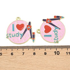 Alloy Enamel Pendants&nbsp;ENAM-L055-01K-01