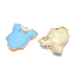 Rack Plating Alloy Enamel Pendants&nbsp;ENAM-N056-391A-02KCG