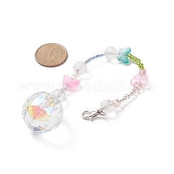 Teardrop & Butterfly Glass Suncatchers&nbsp;HJEW-JM00847