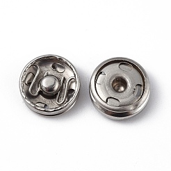 Non-Tarnish 202 Stainless Steel Snap Buttons&nbsp;X-BUTT-I017-01A-P