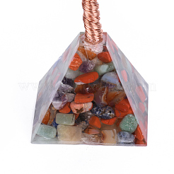 Natural Gemstone Chips and Gemstone pedestal Display Decorations&nbsp;G-S282-09
