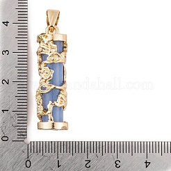 Synthetic Luminous Stone Column Pendants&nbsp;FIND-C058-01G-02