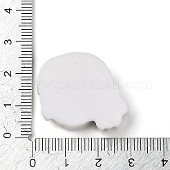Skull Halloween Opaque Resin Decoden Cabochons&nbsp;RESI-R446-01K