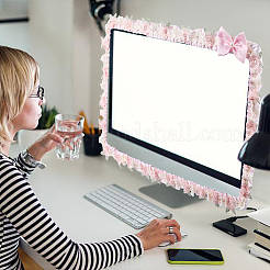 1Pc Polyester Lace Computer Frame Cover&nbsp;AJEW-CN0007-75B