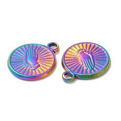 Ion Plating(IP) 304 Stainless Steel Pendants&nbsp;STAS-L020-006RC