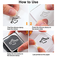 Custom Summer Theme PVC Plastic Clear Stamps&nbsp;DIY-WH0631-0219
