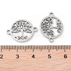 Tarnish Resistant 201 Stainless Steel Connector Charms&nbsp;STAS-A090-17P