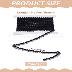 10Yards Polyester Fish Silk Elastic Lace Band&nbsp;OCOR-LP0003-36A