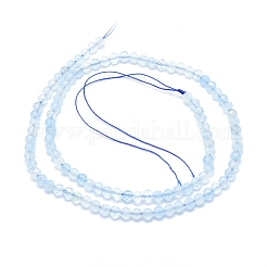 Natural Aquamarine Beads Strands&nbsp;G-D0003-E85-4MM