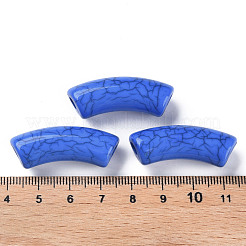 Opaque Crackle Acrylic Beads&nbsp;MACR-S372-001N-013