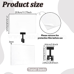 Rectangle Blank Acrylic Price Tags&nbsp;AJEW-WH0696-531A