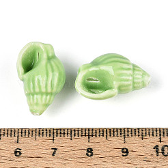 Handmade Printed Porcelain Beads&nbsp;PORC-T133-01C-01