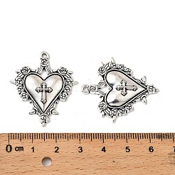Gothic Tibetan Style Alloy Pendants&nbsp;TIBEP-K001-02A-AS