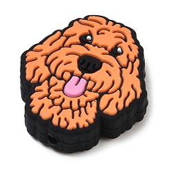 Teddy Dog Food Grade Silicone Focal Beads&nbsp;SIL-Q030-20A