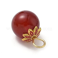 Natural Amethyst & Green Aventurine & White Jade & Carnelian Pendants&nbsp;PALLOY-JF04396