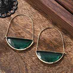 Brass Hoop Earrings&nbsp;EJEW-T007-04G-01-NF