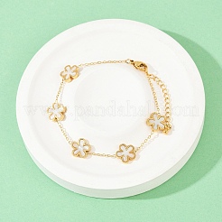 304 Stainless Steel Link Bracelets for Women&nbsp;BJEW-G747-04G