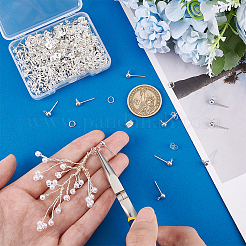 100Pcs 304 Stainless Steel Ball Stud Earring Post&nbsp;FIND-PH0006-65