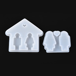 Couples Keychain Silicone Molds&nbsp;DIY-P019-04