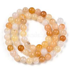 Natural Yellow Aventurine Beads Strands&nbsp;G-Q948-80A-6mm