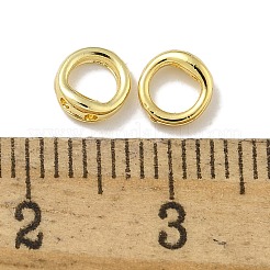 Brass Ring Charm Connectors&nbsp;KK-P284-06G-01