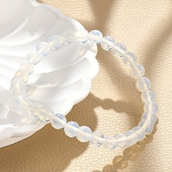 Opalite Beaded Stretch Bracelets&nbsp;BJEW-D446-B-07