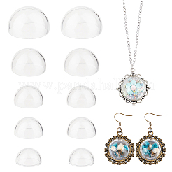 10pcs 5 style Transparent Glass Display Dome&nbsp;FIND-PH0004-59