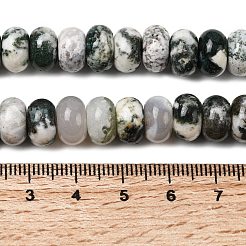 Natural Tree Agate Beads Strands&nbsp;G-A280-A04-03