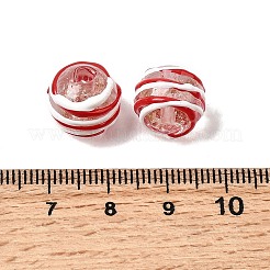 Handmade Gold Sand Enamel Lampwork Beads&nbsp;LAMP-B035-03C