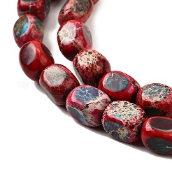 Natural Imperial Jasper Beads Strands&nbsp;G-E444-54-01