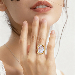 DIY Oval Finger Ring Making Kits&nbsp;DIY-DC0004-19